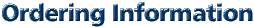 Ordering Information
